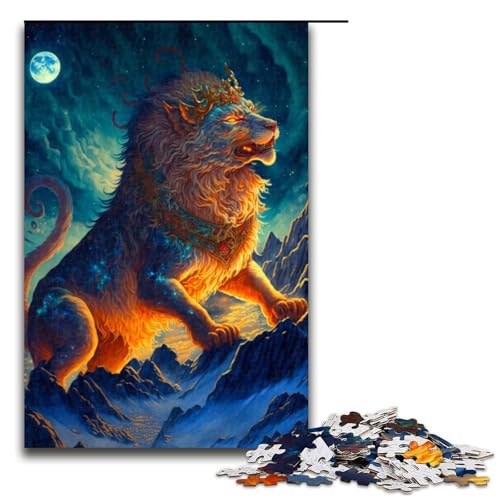 1000-teiliges Puzzle für Erwachsene, Löwen-Puzzle, Lernspiel, Herausforderung, Spielzeug, Kunstwerk, Geschenk, 1000 PCS 1000-teiliges Puzzle für Erwachsene, Löwen-Puzzle, Lernspiel, Herausforderung, Spielzeug, Kunstwerk, Geschenk, 1000 PCS von ouynngjing
