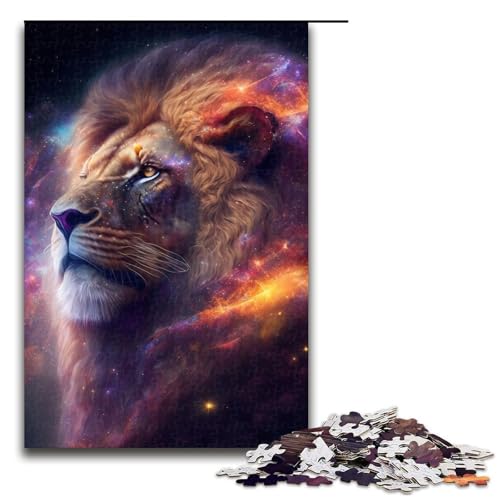 1000-teiliges Puzzle für Erwachsene, Löwen-Puzzle für Erwachsene, Holzpuzzle, anspruchsvolles Spiel, 1000 Teile von ouynngjing