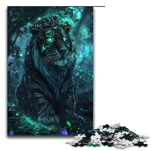 1000-teiliges Puzzle für Erwachsene, Löwen-Puzzle für Erwachsene, Holzpuzzle, anspruchsvolles Spiel, 1000 Teile von ouynngjing