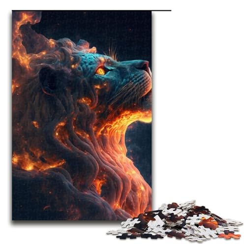 1000-teiliges Puzzle für Erwachsene, Löwen-Spiel, Puzzles ganze Familie, 1000 PCS 1000-teiliges Puzzle für Erwachsene, Löwen-Spiel, Puzzles ganze Familie, 1000 PCS von ouynngjing