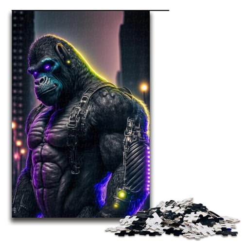 1000-teiliges Puzzle für Erwachsene, Mechanisches Gorilla-Puzzle für Lernspiele, Herausforderung, Spielzeug, Kunstwerk, Geschenk, 1000 PCS 1000-teiliges Puzzle für Erwachsene, Mechanisches Gorilla-Puzzle für Lernspiele, Herausforderung, Spielzeug, Kunstwerk, Geschenk, 1000 PCS von ouynngjing