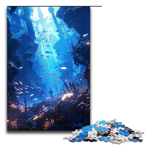 1000-teiliges Puzzle für Erwachsene, Meeresbodenwelt, Holzpuzzle, Lernspiel, Herausforderungsspielzeug, 1000 Teile 1000-teiliges Puzzle für Erwachsene, Meeresbodenwelt, Holzpuzzle, Lernspiel, Herausforderungsspielzeug, 1000 Teile von ouynngjing