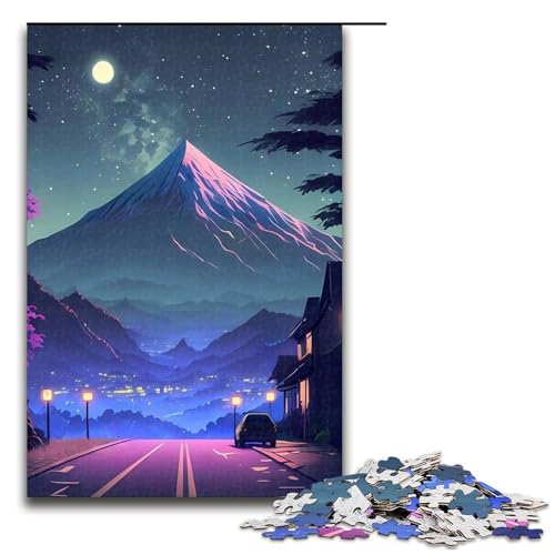 1000-teiliges Puzzle für Erwachsene, Nachtansicht-Puzzle, praktisches Spiel, 1000 Teile von ouynngjing