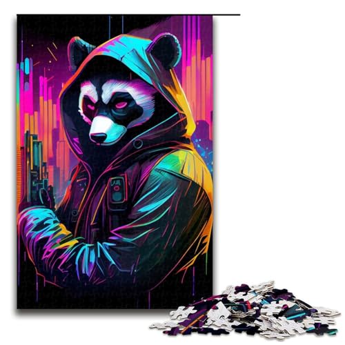 1000-teiliges Puzzle für Erwachsene, Neon Panda8, Holzpuzzle für Erwachsene und Kinder, Stressabbau-Tool, 1000 PCS 1000-teiliges Puzzle für Erwachsene, Neon Panda8, Holzpuzzle für Erwachsene und Kinder, Stressabbau-Tool, 1000 PCS von ouynngjing