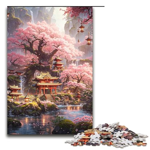 1000-teiliges Puzzle für Erwachsene, Sakura Valley Puzzle, praktisches Spiel, 1000 Teile 1000-teiliges Puzzle für Erwachsene, Sakura Valley Puzzle, praktisches Spiel, 1000 Teile von ouynngjing