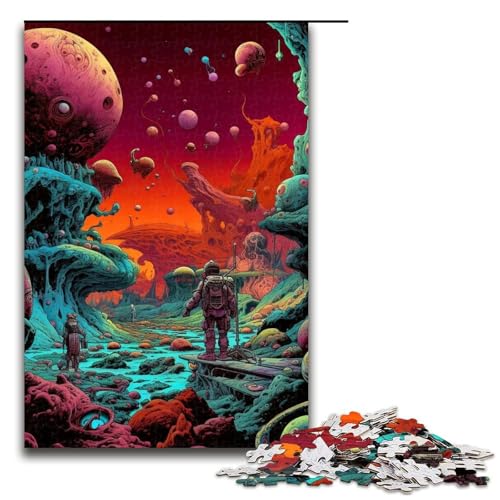 1000-teiliges Puzzle für Erwachsene, Space Adventurer2, Puzzle für Lernspiele, Herausforderung, Spielzeug, Kunstwerk, Geschenk, 1000 PCS 1000-teiliges Puzzle für Erwachsene, Space Adventurer2, Puzzle für Lernspiele, Herausforderung, Spielzeug, Kunstwerk, Geschenk, 1000 PCS von ouynngjing