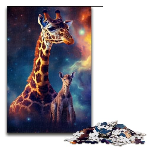 1000-teiliges Puzzle für Erwachsene, Sternennacht-Giraffe, Puzzle für Lernspiele, Herausforderung, Spielzeug, Kunstwerk, Geschenk, 1000 PCS 1000-teiliges Puzzle für Erwachsene, Sternennacht-Giraffe, Puzzle für Lernspiele, Herausforderung, Spielzeug, Kunstwerk, Geschenk, 1000 PCS von ouynngjing