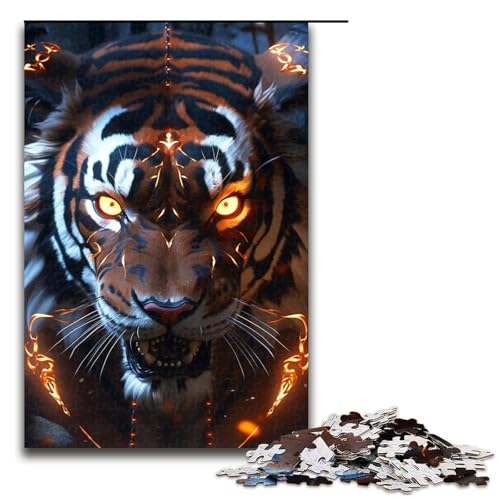1000-teiliges Puzzle für Erwachsene, Swamp Tigers Puzzle, praktisches Spiel, 1000 Teile 1000-teiliges Puzzle für Erwachsene, Swamp Tigers Puzzle, praktisches Spiel, 1000 Teile von ouynngjing