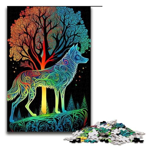 1000-teiliges Puzzle für Erwachsene, Tier-Holzpuzzle, Lernspiel, Herausforderungsspielzeug, 1000 Teile von ouynngjing