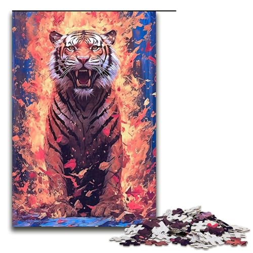1000-teiliges Puzzle für Erwachsene, Tiger-Puzzle, Lernspiel, Herausforderung, Spielzeug, Kunstwerk, Geschenk, 1000 Teile 1000-teiliges Puzzle für Erwachsene, Tiger-Puzzle, Lernspiel, Herausforderung, Spielzeug, Kunstwerk, Geschenk, 1000 Teile von ouynngjing