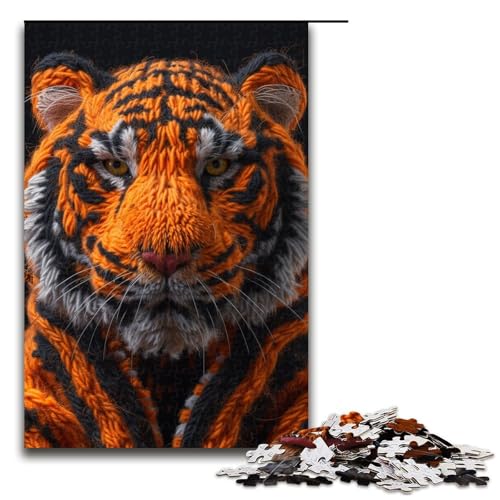 1000-teiliges Puzzle für Erwachsene, Tiger-Puzzle, Lernspiel, Herausforderung, Spielzeug, Kunstwerk, Geschenk, 1000 Teile 1000-teiliges Puzzle für Erwachsene, Tiger-Puzzle, Lernspiel, Herausforderung, Spielzeug, Kunstwerk, Geschenk, 1000 Teile von ouynngjing