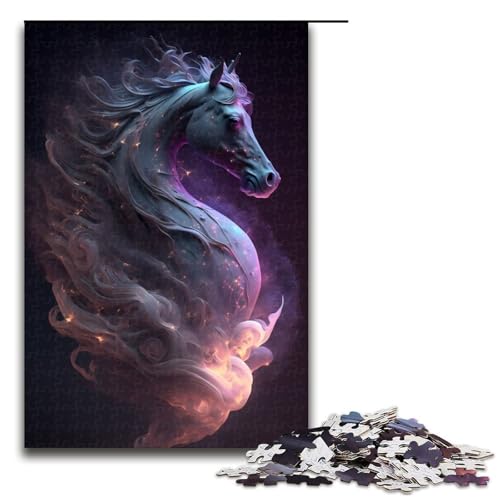 1000-teiliges Puzzle für Erwachsene, Unendliches Einhorn-Puzzle für Kinder, Holzpuzzle, Lernspiel für Erwachsene, 1000 Teile 1000-teiliges Puzzle für Erwachsene, Unendliches Einhorn-Puzzle für Kinder, Holzpuzzle, Lernspiel für Erwachsene, 1000 Teile von ouynngjing