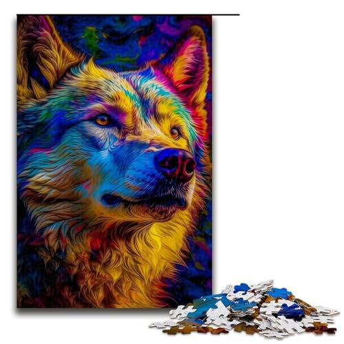 1000-teiliges Puzzle für Erwachsene, Wolfsgeist-Puzzle für Kinder, Holzpuzzle, Lernspiel für Erwachsene, 1000 Teile 1000-teiliges Puzzle für Erwachsene, Wolfsgeist-Puzzle für Kinder, Holzpuzzle, Lernspiel für Erwachsene, 1000 Teile von ouynngjing