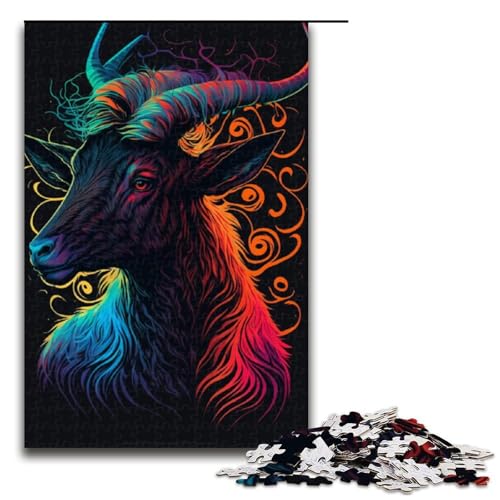 1000-teiliges Puzzle für Erwachsene, Ziegen-Puzzle, praktisches Spiel, 1000 Teile 1000-teiliges Puzzle für Erwachsene, Ziegen-Puzzle, praktisches Spiel, 1000 Teile von ouynngjing