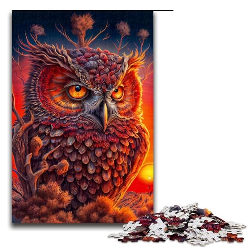 1000-teiliges Puzzle für Erwachsene, abstrakte Eule3, Puzzle für Lernspiele, Herausforderung, Spielzeug, Kunstwerk, Geschenk, 1000 PCS 1000-teiliges Puzzle für Erwachsene, abstrakte Eule3, Puzzle für Lernspiele, Herausforderung, Spielzeug, Kunstwerk, Geschenk, 1000 PCS von ouynngjing