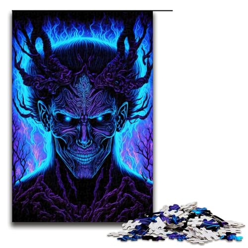 1000-teiliges Puzzle für Erwachsene, böser Dämon, praktisches Spiel, 1000 Teile von ouynngjing