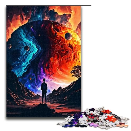 1000-teiliges Puzzle für Erwachsene, bunt im Weltraum, Puzzle, praktisches Spiel, 1000 Teile 1000-teiliges Puzzle für Erwachsene, bunt im Weltraum, Puzzle, praktisches Spiel, 1000 Teile von ouynngjing