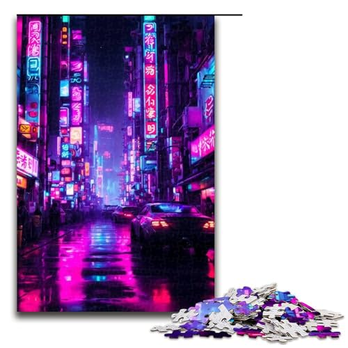 1000-teiliges Puzzle für Erwachsene, leuchtendes Stadtpuzzle, praktisches Spiel, 1000 Teile 1000-teiliges Puzzle für Erwachsene, leuchtendes Stadtpuzzle, praktisches Spiel, 1000 Teile von ouynngjing