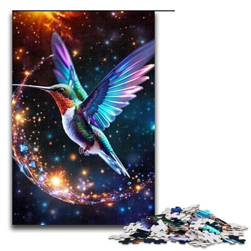 1000-teiliges Puzzle für Erwachsene, magischer Kolibri, Puzzle für Lernspiele, Herausforderung, Spielzeug, Kunstwerk, Geschenk, 1000 PCS 1000-teiliges Puzzle für Erwachsene, magischer Kolibri, Puzzle für Lernspiele, Herausforderung, Spielzeug, Kunstwerk, Geschenk, 1000 PCS von ouynngjing