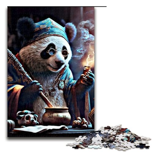 1000-teiliges Puzzle für Erwachsene, magischer Panda, Lernspiel, Herausforderung, Spielzeug, Kunstwerk, Geschenk, 1000 Teile 1000-teiliges Puzzle für Erwachsene, magischer Panda, Lernspiel, Herausforderung, Spielzeug, Kunstwerk, Geschenk, 1000 Teile von ouynngjing