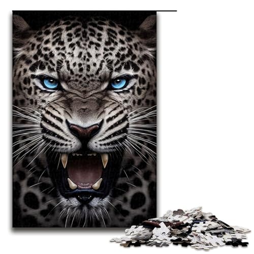 1000-teiliges Puzzle für Erwachsene, wütendes Jaguargesicht, Tierpuzzle, praktisches Spiel, 1000 Teile 1000-teiliges Puzzle für Erwachsene, wütendes Jaguargesicht, Tierpuzzle, praktisches Spiel, 1000 Teile von ouynngjing