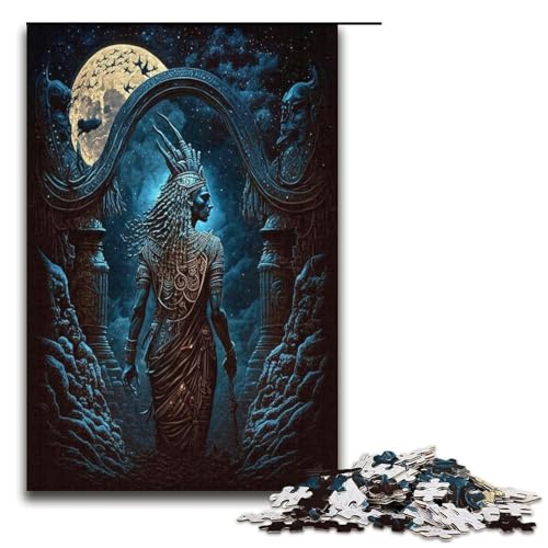 1000 teiliges Puzzle für Erwachsene „Der Gott der Weisheit“ Puzzle Geschenke Geburtstagsgeschenke für Teenager ab 14 Jahren 1000 Teile (38 x 26 cm) von ouynngjing