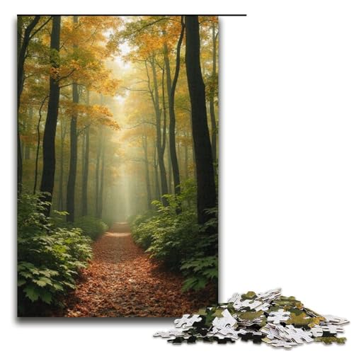 1000-teiliges Puzzle für Erwachsene Ahornwald-Spiel Puzzles ganze Familie 1000 Teile (38 x 26 cm) von ouynngjing