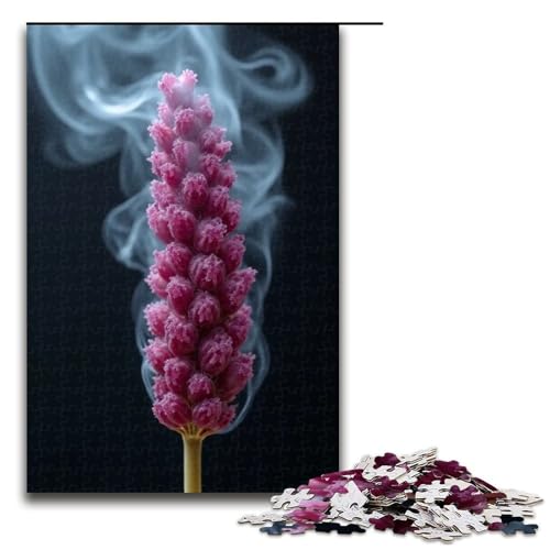 1000-teiliges Puzzle für Erwachsene Catkins Smoke Puzzles für Erwachsene Holzpuzzle anspruchsvolles Spiel 1000 Teile (75 x 50 cm) von ouynngjing