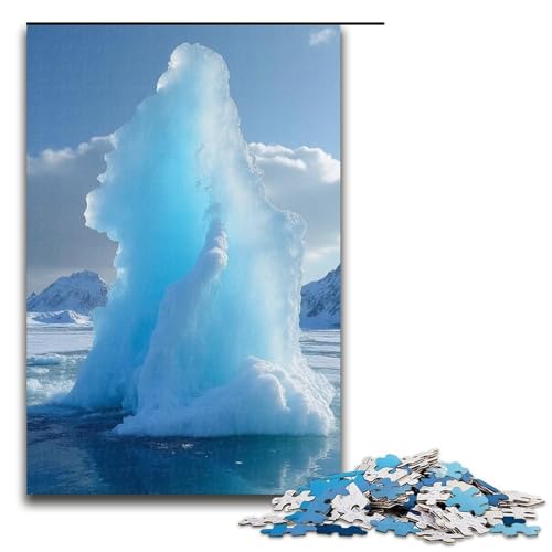 1000-teiliges Puzzle für Erwachsene Eisschmelzspiel-Puzzles ganze Familie 1000 Teile (75 x 50 cm) von ouynngjing