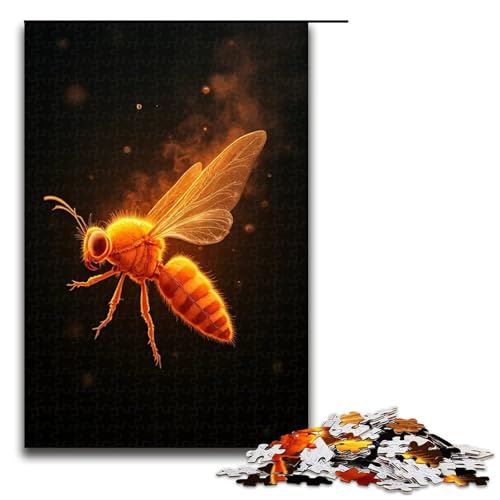 1000-teiliges Puzzle für Erwachsene Firefly-Puzzles für Erwachsene Holzpuzzle anspruchsvolles Spiel 1000 Teile (75 x 50 cm) von ouynngjing
