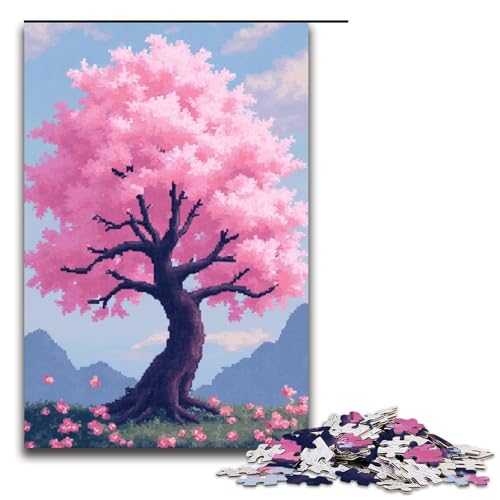 1000-teiliges Puzzle für Erwachsene Frühlingsblumen-Blüten-Puzzle praktisches Spiel 1000 Teile (75 x 50 cm) von ouynngjing
