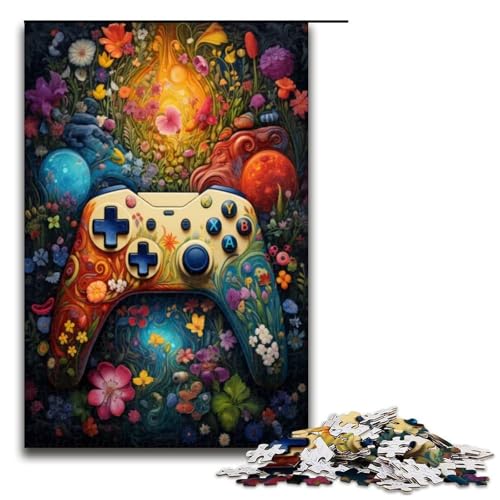 1000 teiliges Puzzle für Erwachsene Gamepad Pflanzen Puzzle Geschenke Geburtstagsgeschenke für Teenager ab 14 Jahren 1000 Teile (75 x 50 cm) von ouynngjing