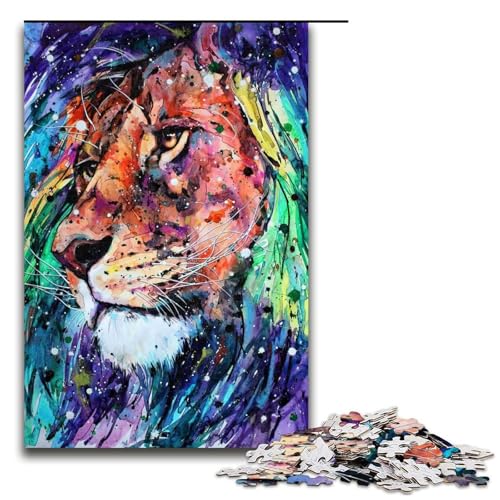 1000-teiliges Puzzle für Erwachsene Löwen-Puzzle, praktisches Spiel, 1000 Teile 1000-teiliges Puzzle für Erwachsene Löwen-Puzzle, praktisches Spiel, 1000 Teile von ouynngjing