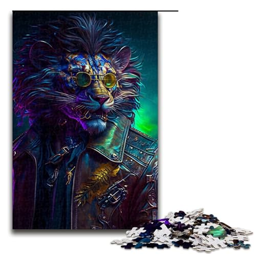 1000-teiliges Puzzle für Erwachsene Löwen-Puzzle, praktisches Spiel, 1000 Teile von ouynngjing