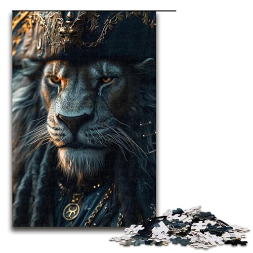 1000-teiliges Puzzle für Erwachsene Löwen-Puzzle, praktisches Spiel, 1000 Teile von ouynngjing