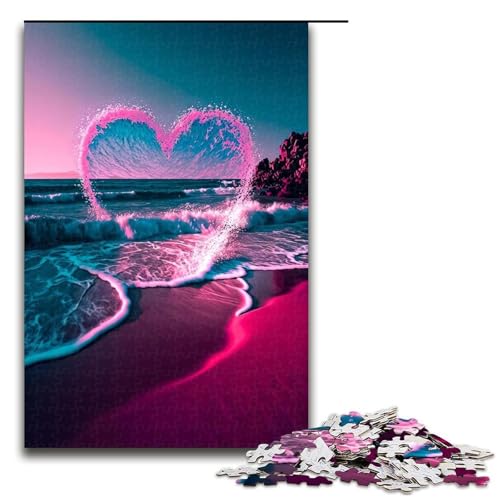 1000-teiliges Puzzle für Erwachsene Love Beach2 Spielpuzzles für Eignet ganze Familie 1000 PCS von ouynngjing