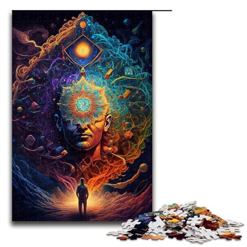 1000-teiliges Puzzle für Erwachsene Magician1 Puzzles für Erwachsene Holzpuzzle Herausforderndes Spiel 1000 PCS von ouynngjing