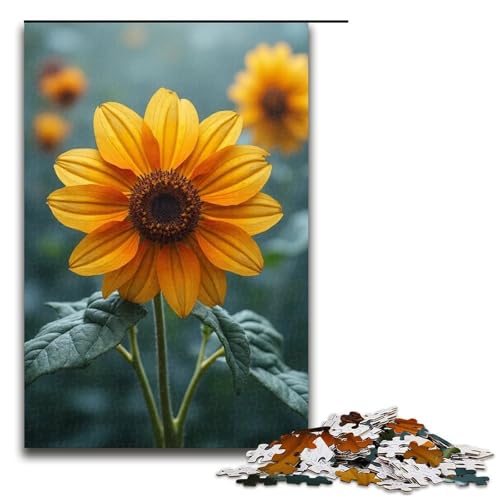 1000-teiliges Puzzle für Erwachsene Schmetterling Liebe Blume Puzzle für Erwachsene Holzpuzzle anspruchsvolles Spiel 1000 Teile (75 x 50 cm) von ouynngjing
