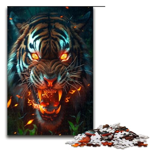 1000 teiliges Puzzle für Erwachsene Sumpftiger Puzzle Geburtstagsgeschenk für Teenager ab 14 Jahren 1000 Teile (75 x 50 cm) von ouynngjing