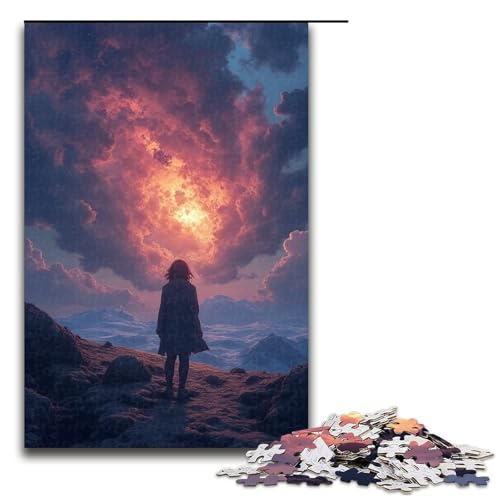1000-teiliges Puzzle für Erwachsene Weite-Spiel-Puzzles ganze Familie 1000 Teile (75 x 50 cm) von ouynngjing