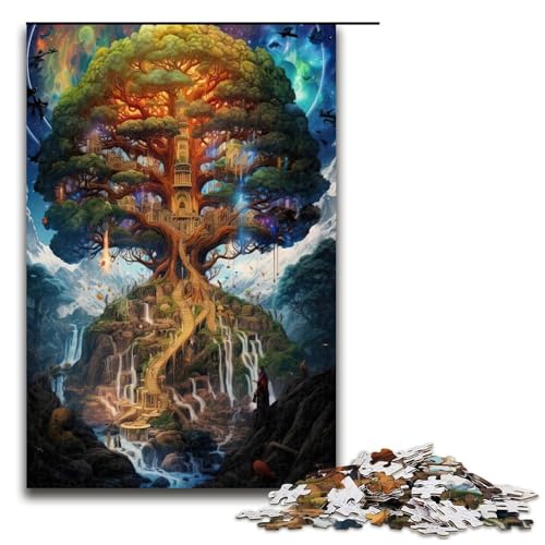 1000 teiliges Puzzle für Erwachsene magischer Baum als Geburtstagsgeschenk für Teenager ab 14 Jahren 1000 Teile (75 x 50 cm) von ouynngjing