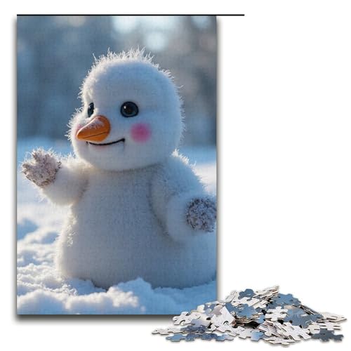 1000-teiliges Puzzle für Erwachsene starker Schneefall () Puzzle praktisches Spiel 1000 Teile (38 x 26 cm) von ouynngjing