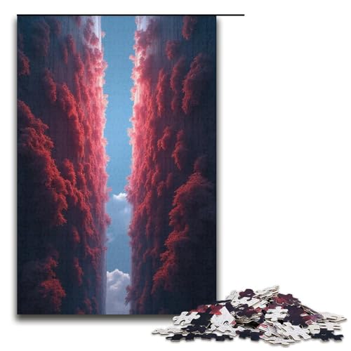 1000-teiliges Puzzle für Erwachsene symmetrisches Rillen-Puzzle für Lernspiele Herausforderung Spielzeug Kunstwerk Geschenk 1000 Teile (38 x 26 cm) von ouynngjing