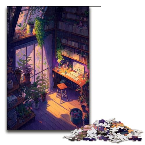 1000 teiliges Puzzle im japanischen Stil für Erwachsene Holzpuzzle Familienspiele 1000 Teile (75 x 50 cm) von ouynngjing
