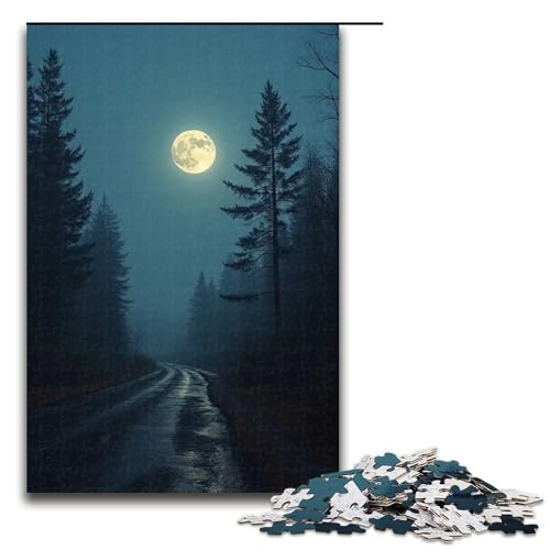 1000-teiliges Puzzle leise und ferngesteuert für Erwachsene Holzpuzzle anspruchsvolles Spiel 1000 Teile (75 x 50 cm) von ouynngjing