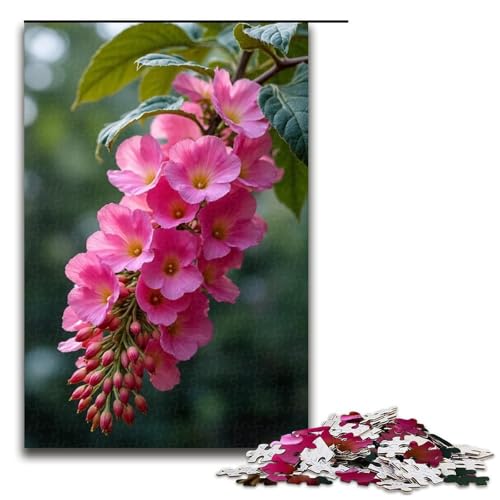 1000-teiliges Puzzle mit Blumenhaufen Puzzle für Erwachsene und Kinder Holzpuzzle pädagogisches Spielzeug zum Stressabbau Puzzle 1000 Teile (75 x 50 cm) von ouynngjing