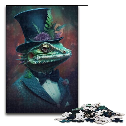1000-teiliges Puzzle mit Eidechsen-Motiv, Holzpuzzle, Lernspiele, Heimdekoration, 1000 Teile 1000-teiliges Puzzle mit Eidechsen-Motiv, Holzpuzzle, Lernspiele, Heimdekoration, 1000 Teile von ouynngjing