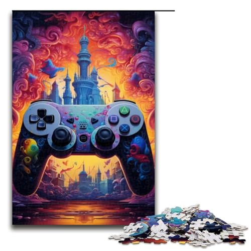 1000-teiliges Puzzle mit Gamecontroller, Holzpuzzle, Lernspiele, Heimdekoration, 1000 Teile 1000-teiliges Puzzle mit Gamecontroller, Holzpuzzle, Lernspiele, Heimdekoration, 1000 Teile von ouynngjing