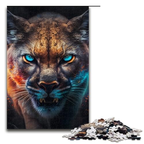1000-teiliges Puzzle mit Löwenmotiv, Holzpuzzle, Lernspiele, Heimdekoration, 1000 Teile 1000-teiliges Puzzle mit Löwenmotiv, Holzpuzzle, Lernspiele, Heimdekoration, 1000 Teile von ouynngjing