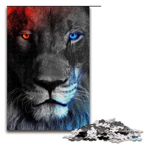 1000-teiliges Puzzle mit Löwenmotiv, Holzpuzzle, Lernspiele, Heimdekoration, 1000 Teile 1000-teiliges Puzzle mit Löwenmotiv, Holzpuzzle, Lernspiele, Heimdekoration, 1000 Teile von ouynngjing